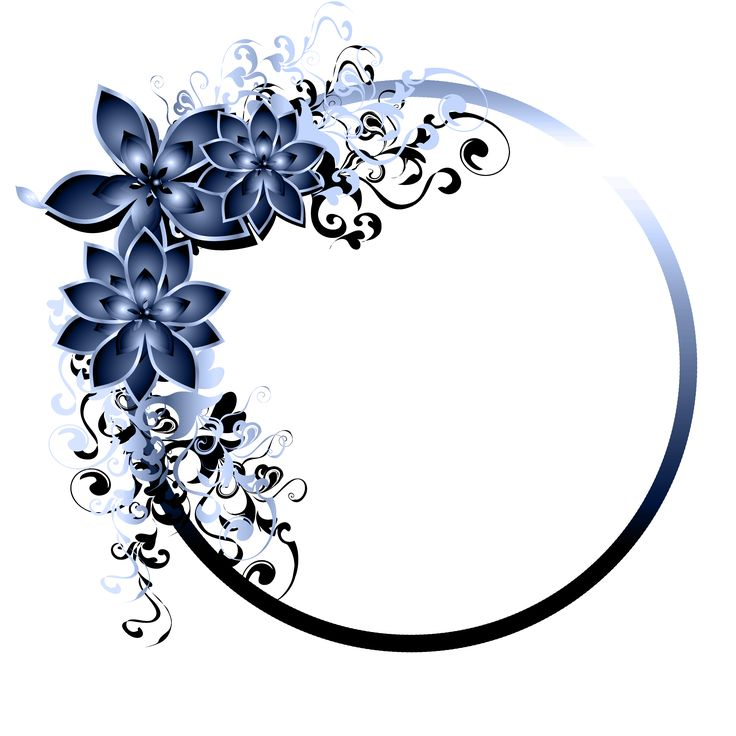 Круглая рамочка на прозрачном фоне