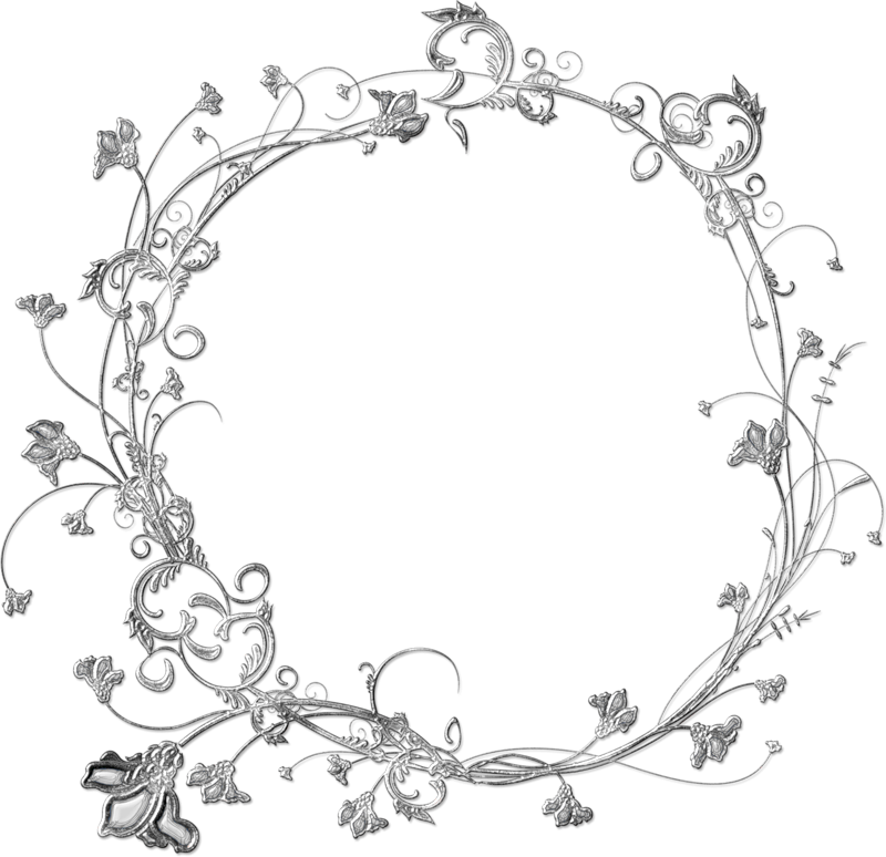 Круглые Винтажные рамки