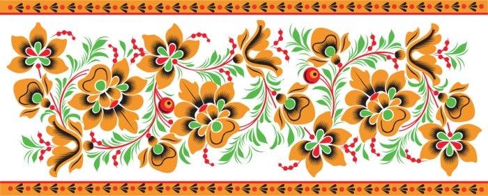 Народный промысел Обвинская роспись