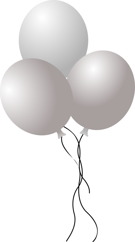 Белый шарик на прозрачном фоне