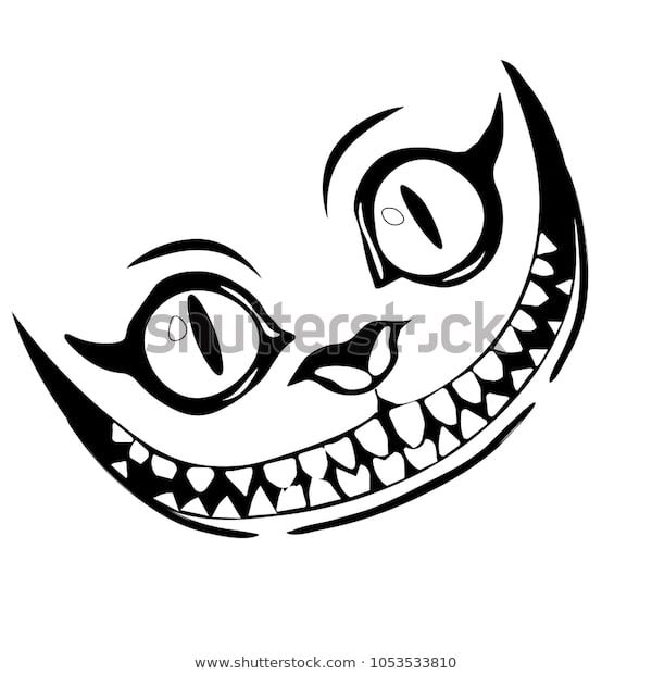 Чеширский кот тату