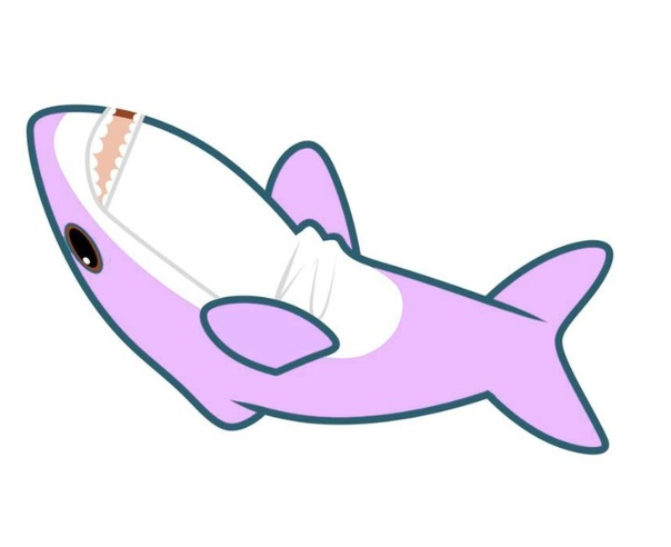 Акула игрушка для гачи