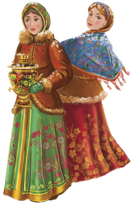 Русские зимние Наряды