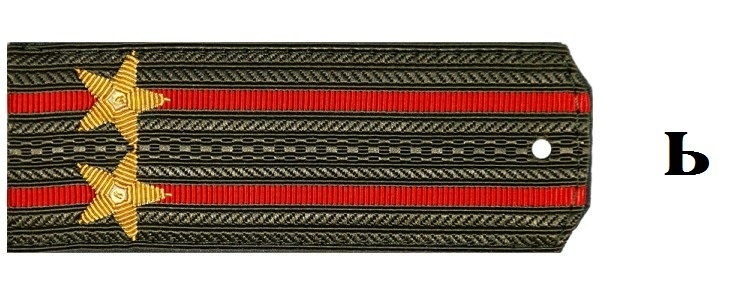 Погоны подполковника армии СССР