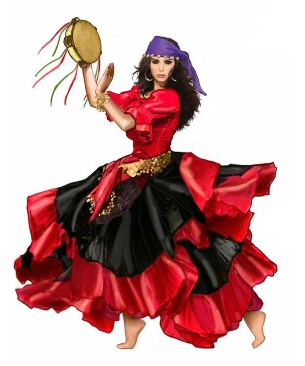 Цыганский наряд