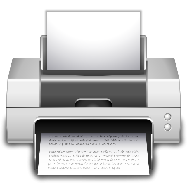 Для распечатки на принтере