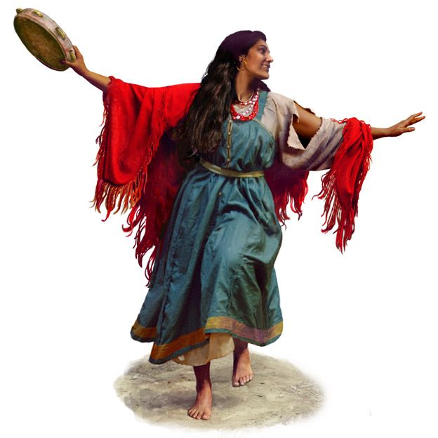 Цыган на белом фоне