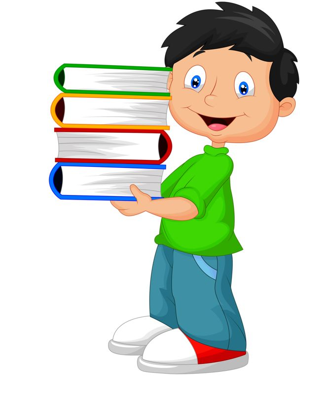 Дети школьники мультяшные