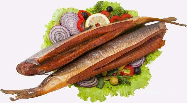 Копченая рыба горбуша