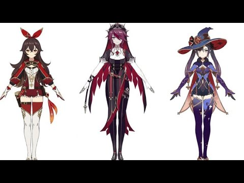 Мона Геншин Импакт в полный рост