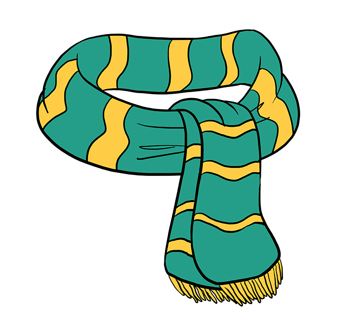 Шарф мультяшный