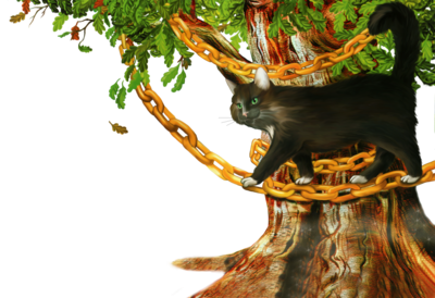 Кот учёный из Лукоморья Пушкина