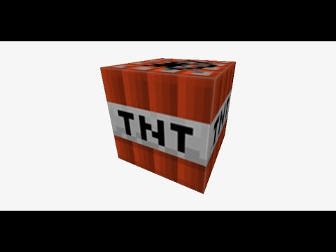 Блок ДИНАМИТА майнкрафт на прозрачном фоне