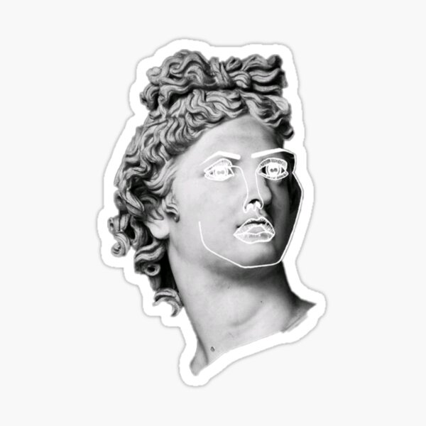 Бюст Давида Микеланджело рисунок