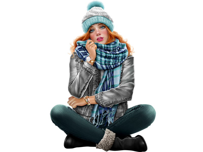 Зимняя одежда для фотошопа