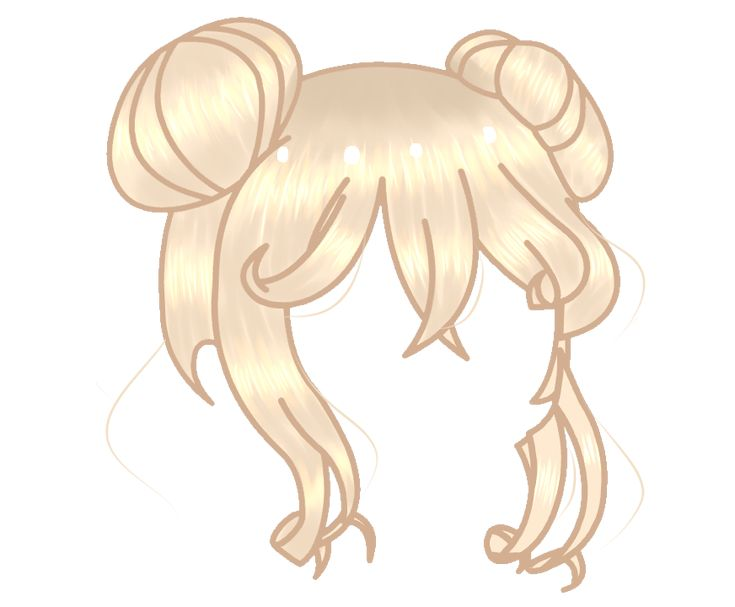 Гача лайф волосы волосы