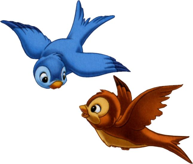 Птичка на прозрачном фоне