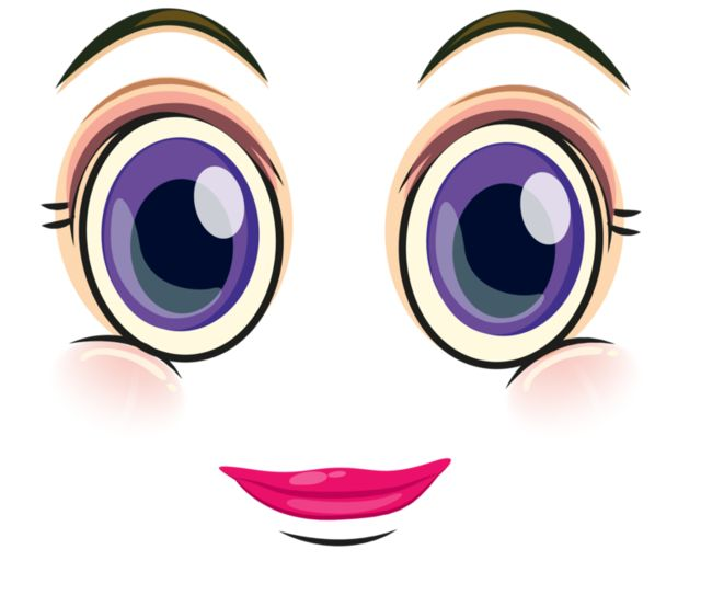 Глаза мультяшные