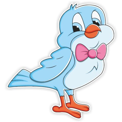 Птичка мультяшная