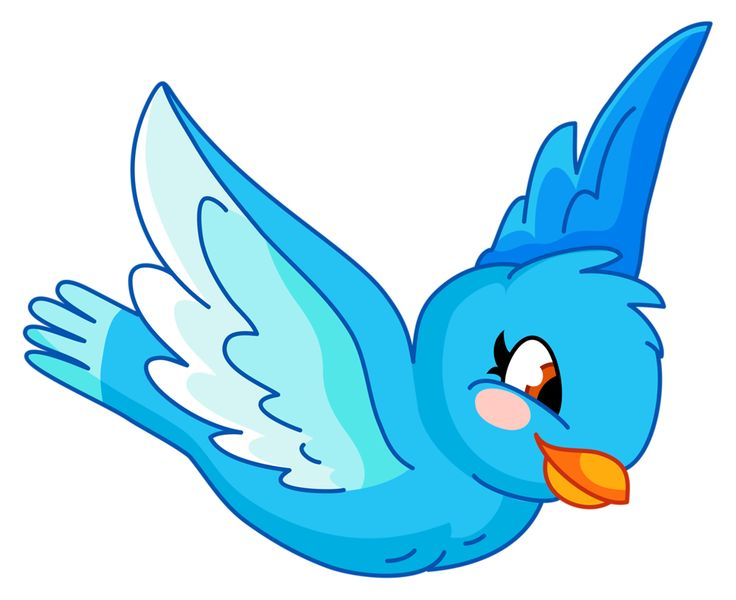 Птицы мультяшные