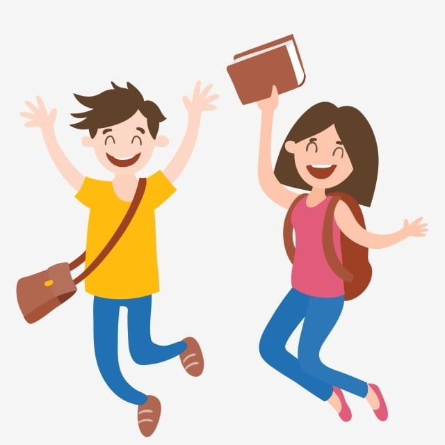 Студенты мультяшные