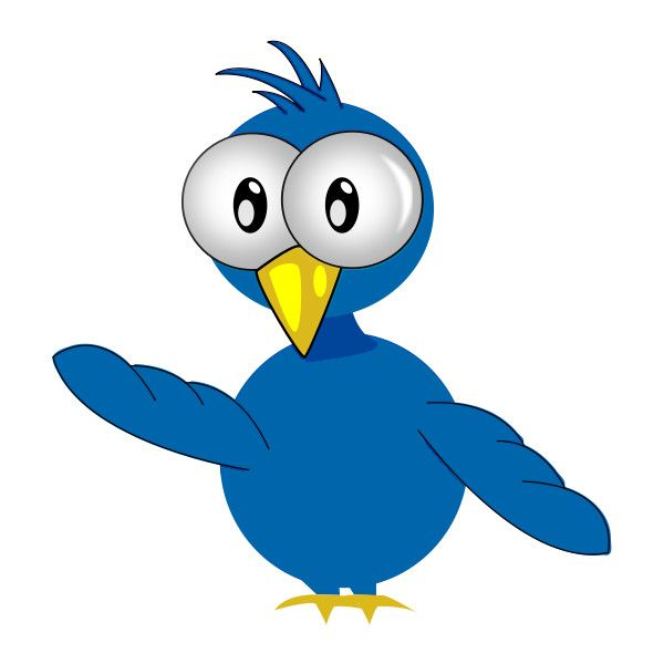 Птичка клипарт на прозрачном фоне