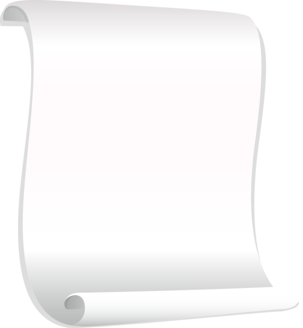 Листок бумаги на прозрачном фоне