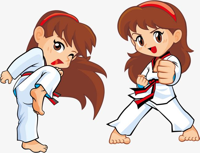 Карате иллюстрация