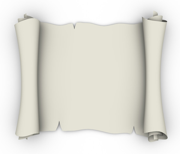 Свитки на белом фоне