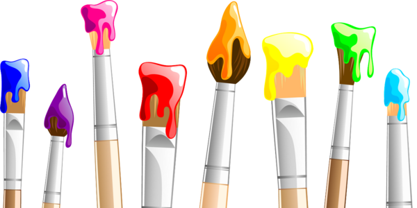 Кисти и краски