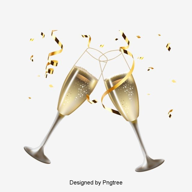 Шампанское в бокале