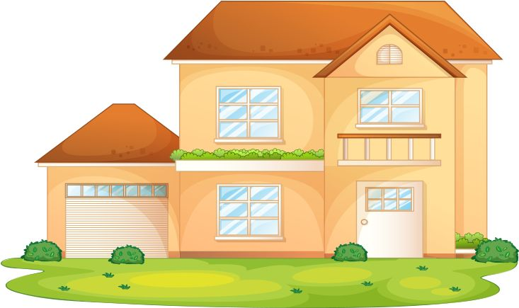 Домик рисунок