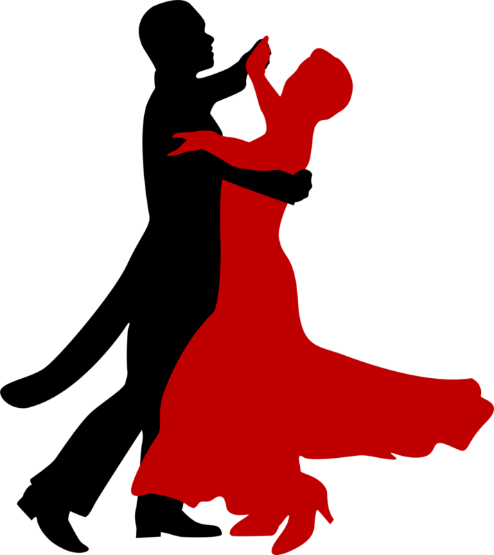 Танцующие пары силуэты