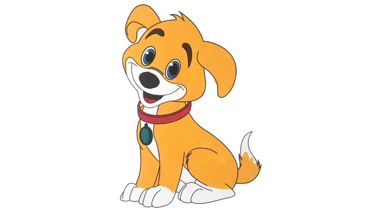 Собака мультяшка