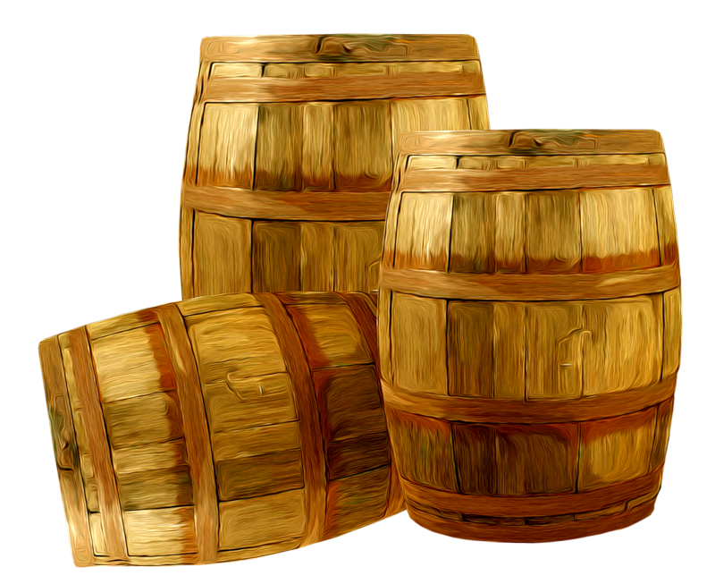 Деревянная бочка