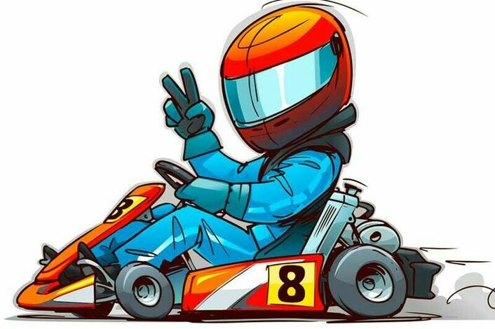 Гонщик мультяшный