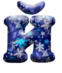 Буквы алфавита зимняя тематика