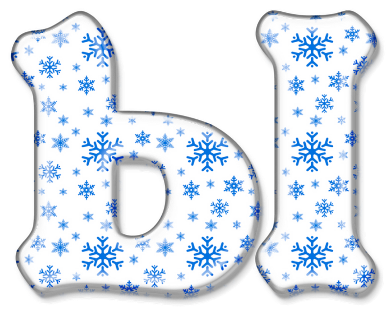 Красивые буквы с новым годом