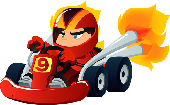 Ребенок гонщик