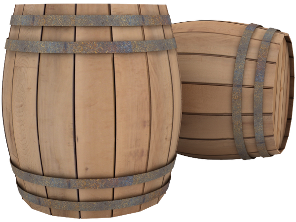 Деревянный бочонок
