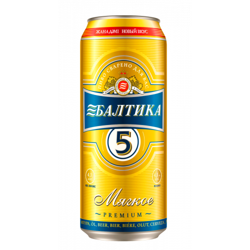 Пиво Балтика №7 светлое 5,4% 0,45л ж/б