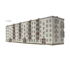 Панельный дом хрущевка