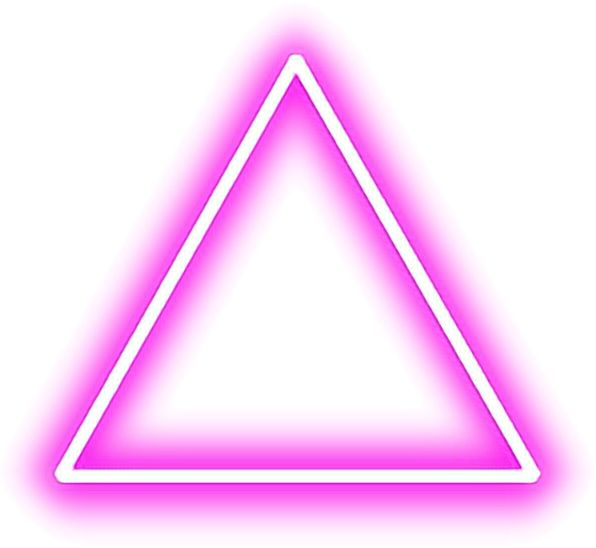 Треугольник на белом фоне