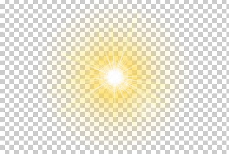 Желтые блики на прозрачном фоне