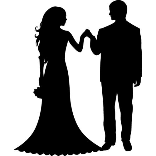 Силуэт мужчины и женщины