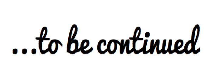 To be continued картинка