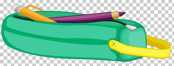 Пенал школьный на прозрачном фоне