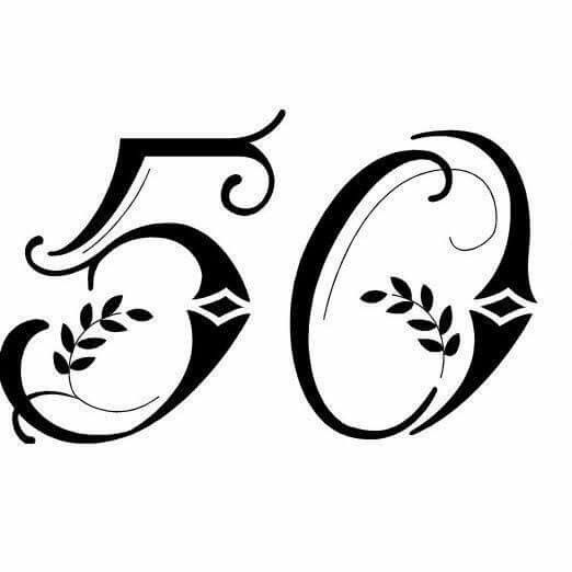 Красивая цифра 50