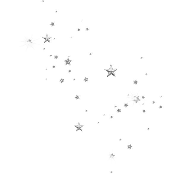 Россыпь звезд на прозрачном фоне