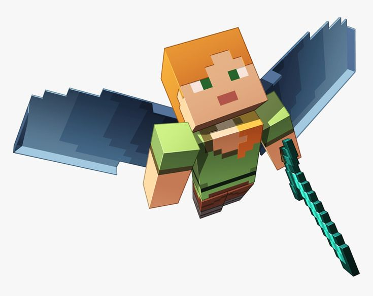 Майнкрафт персонажи Стив и Алекс